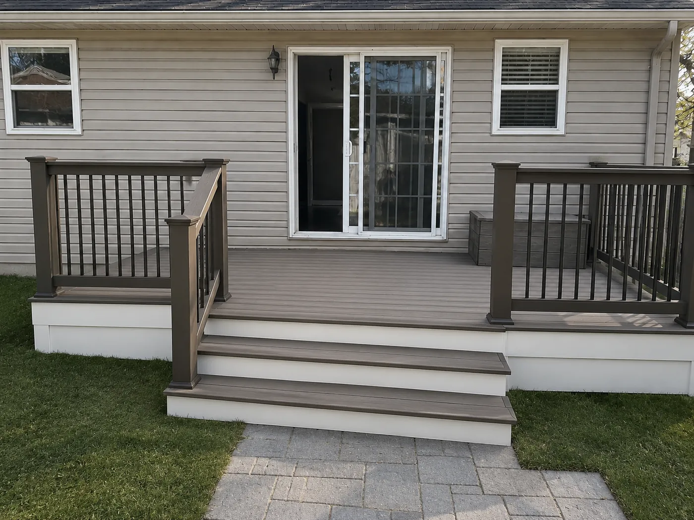 Rebuilt composite deck